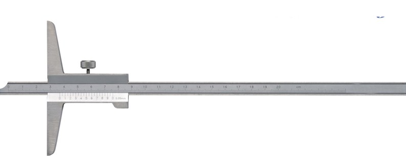 INSPEC 151-100 VERNIER DEPTH GAUGE 150MM X .02MM BASE 100MM