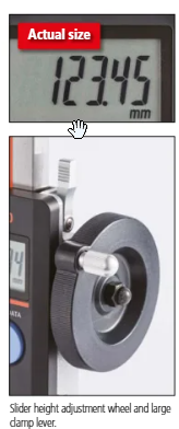 Digital ABS Height Gauge Inch/Metric, 0-450mm/0-18", with Handwheel 570-413