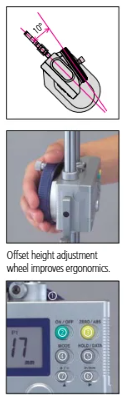 Digital Height Gauge Double Column 0-24"/600mm, Probe Connector, Inch/Metric 192-672-10