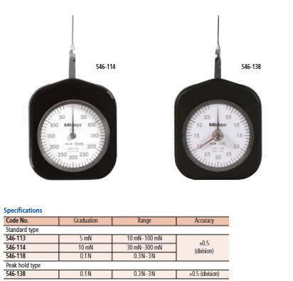 Dial Tension Gauge 546-116