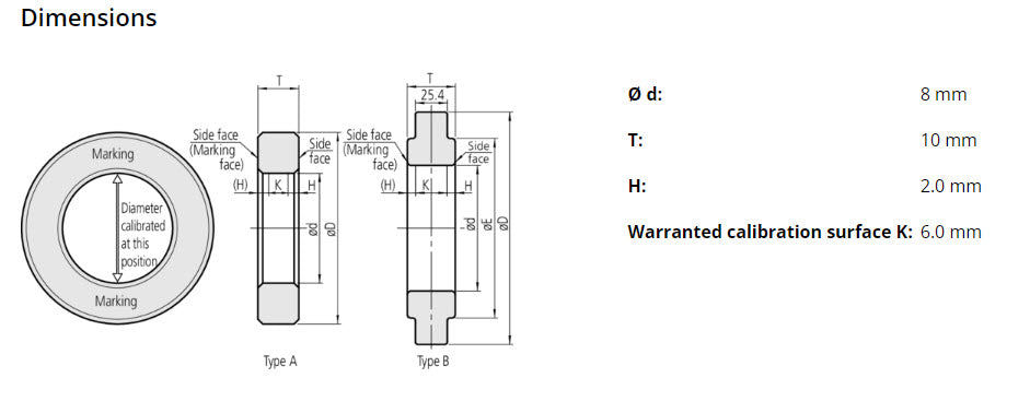 Setting Ring 8mm 177-423 Ceramic