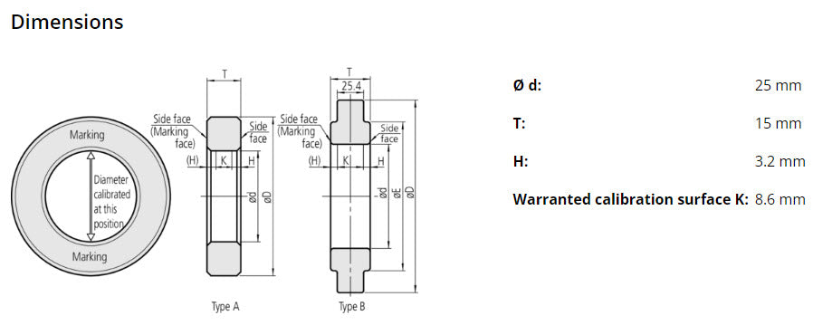 Setting Ring 25mm 177-430 Ceramic