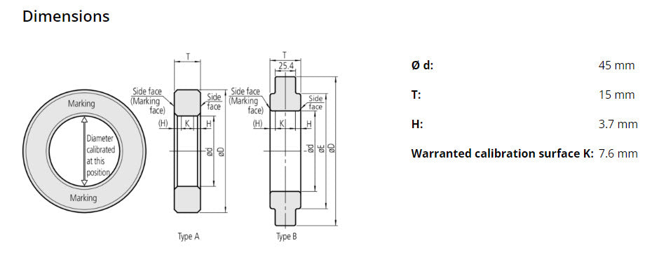 Setting Ring 45mm 177-434 Ceramic