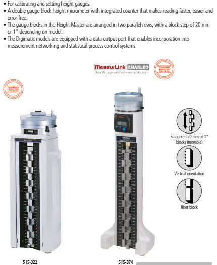 Digital Height Master 10-310mm 515-374