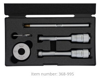 2-Point Internal Micrometer Holtest Set 0,5-0,8" (2 pcs.) 368-995