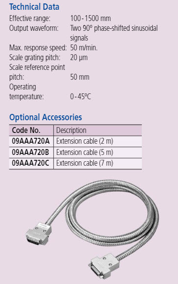 Linear Scale AT116 1400mm/56" 539-291-30R