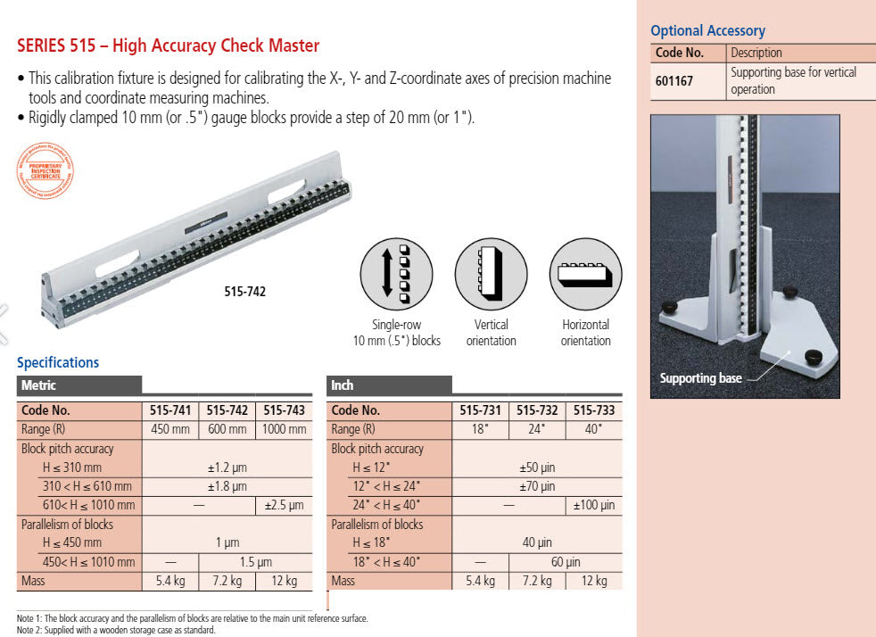 Check Master 0-40" 515-733 High Accuracy