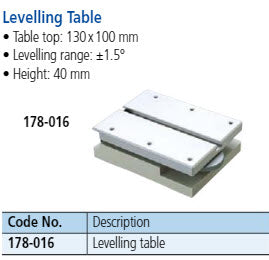 Mitutoyo 178-016 Levelling Table