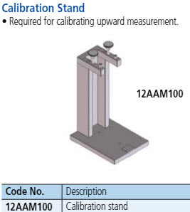 Mitutoyo Calibration Stand - 12AAM100