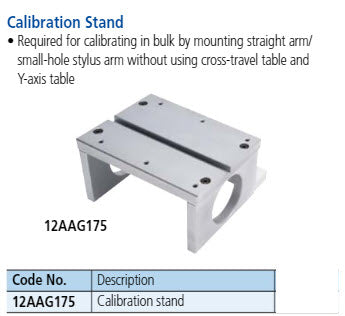 Calibration Stage for Surftest SJ/SV, Contracer, Formtracer Item number: 12AAG175