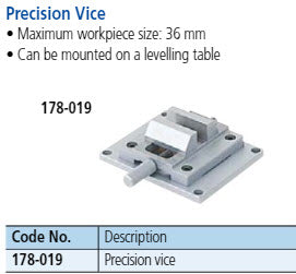 Mitutoyo 178-019 Precision vise