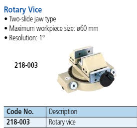 Mitutoyo Rotary Vise - 218-003