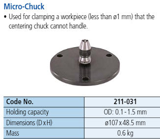 Mitutoyo - Micro Chuck  211-031