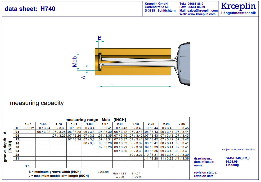 Digital External Caliper Gauge 0-50mm, 0.001mm K450F