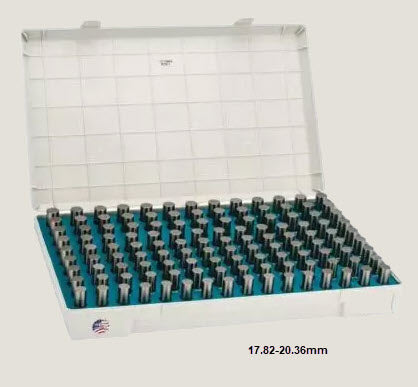 Meyer Pin Gauge sets M5MMP 17.82-20.36mm x.02mm, Plus Tolerance