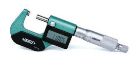 Insize Digital Outside Micrometer 3103-25 Range 0-1"/0-25mm Resolution .00005"/.001mm