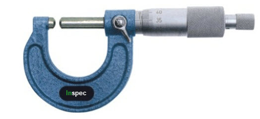 Inspec Tube Micrometer 0-25mm x .01mm Code 200-61-200 Spherical Anvil & Spherical Spindle