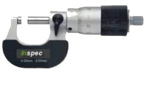 Inspec Quick Feed Micrometer 101-01-631 Range 0-1" x .0001" Large Thimble