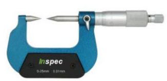 Inspec Point Micrometer 0-1" x .001" Code 200-41-101 30 degree