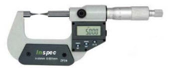 Inspec Digital point micrometer 15°, Code 232-41-410 Range 0-1"/0-25mm resolution .001mm/.00005"