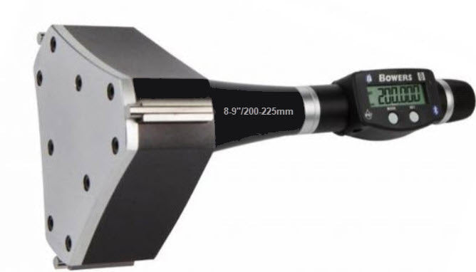 XT Digital Micrometer With Bluetooth 8-9"/200-225mm XTD200i-BT