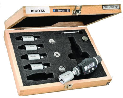 Bowers Electronic Internal Bore Micrometer Set 2-6mm Range SXTD1i-BT