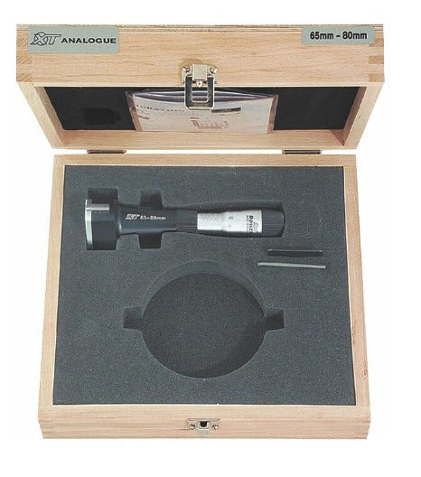 XT Analogue Standard 3 point micrometers XTA65M, 65-80mm