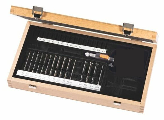 Schwenk OSIMESS OSS for blind bores, 626 00003 Split Ball Bore Gauge Sets Nominal range 1.75-4mm effective range 1.5-4.3mm number of probes 10, holder with retraction, Indicators and Ring gauges not included