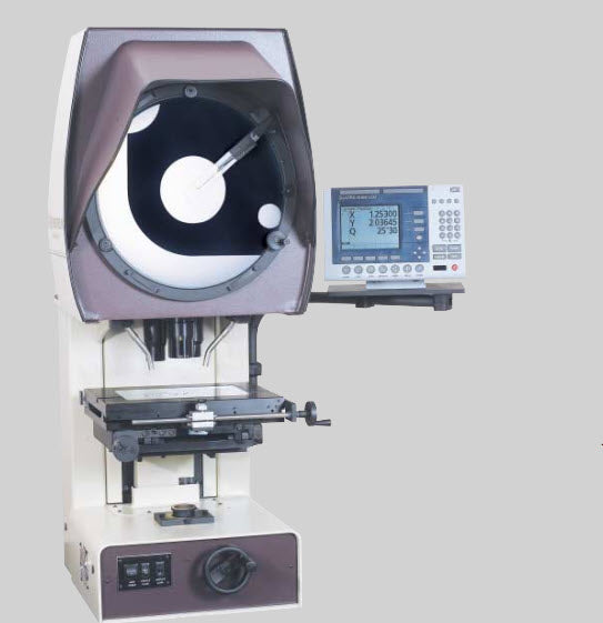 ST Industries 20-4800-00 Optical Comparator Description :  with QC 321E DRO with Edge Sensing 4"X8" Stage