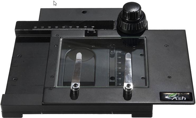 Ash Technologies Digital Microscope Accessories XY Stage for Backlight with Scale AI 100-011