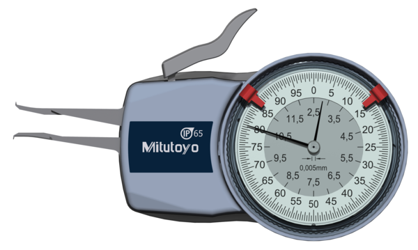 Metric Internal Dial Caliper Gauge 2.5-12.5mm 0,01mm 209-300