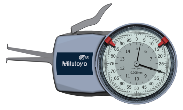 Metric Internal Dial Caliper Gauge 5-15mm, 0,005mm 209-301