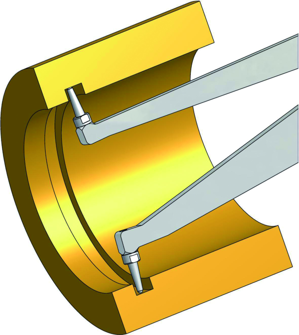 Internal Digital Caliper Gauge L270, 70-90mm/2.8-3.6"