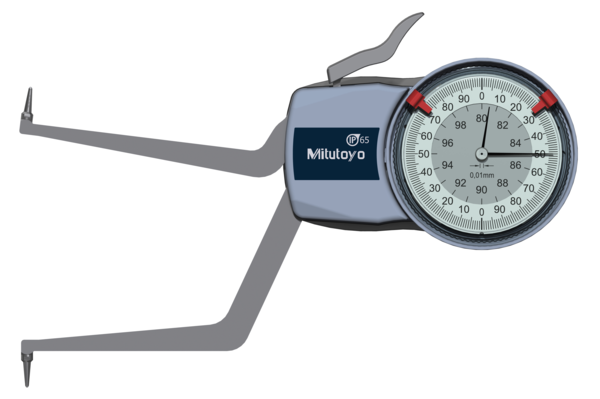 Metric Internal Dial Caliper Gauge 80-100mm 0,01mm 209-309