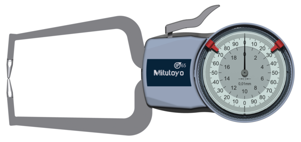 External Dial Caliper Gauge , 0,005mm 209-404, 0-20mm