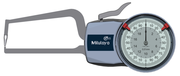 External Dial Caliper Gauge , 0,005mm 209-407, 0-20mm