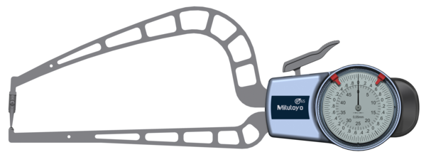 External Dial Caliper Gauge , 0,005mm 209-922  0-50mm