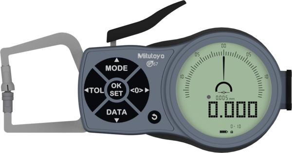 External Digital Caliper Gauge 209-931, 0-10mm Disc 6mm