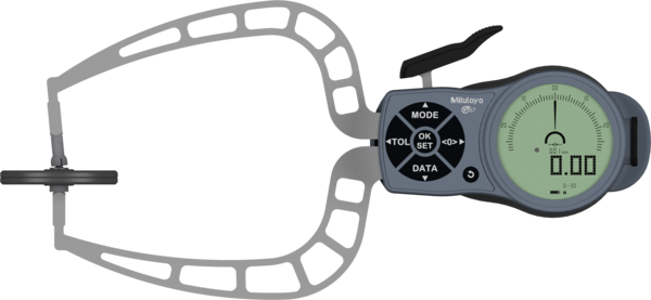 External Digital Caliper Gauge 209-953, 0-30mm With Disc 50mm