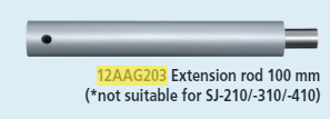 Extension rod 100mm for Surftest; Formtracer SV-C 12AAG203