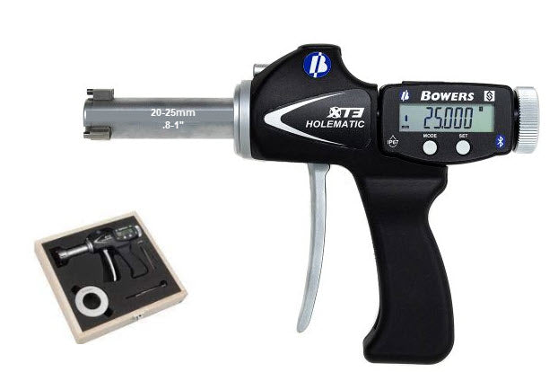 Bowers Pistol Grip Digital Bore Gauge 20-25mm (0.8-1″) XTH20M-BT