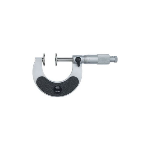 Mahr 4145000 Mechanical Micrometers 40SM Micromar Rotating Disc Micrometer, Range 0-20mm x .01mm Accuracy .004mm , Flatness of faces .0006mm