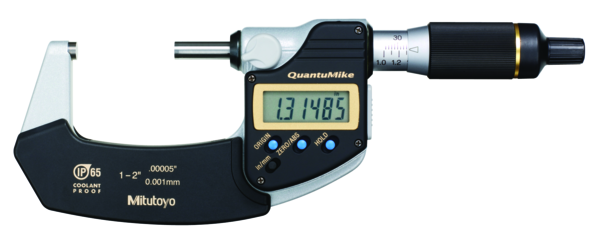 Digital Micrometer QuantuMike IP65 Inch/Metric, 25-50mm/1-2" 293-186-30 No Output