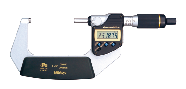 Digital Micrometer QuantuMike IP65 Inch/Metric, 50-75mm/2-3" 293-182-30 With Output