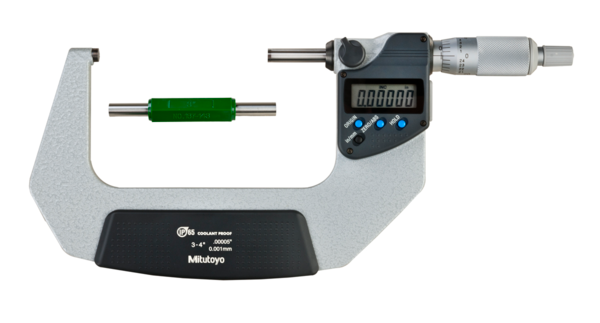 Digital Micrometer IP65, Inch/Metric 75-100mm/3-4", without Output Item number: 293-347-30 Ratchet Thimble