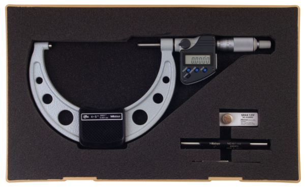 Digital Micrometer IP65, Inch/Metric 175-200mm/7-8", with Output Item number: 293-353-30 Ratchet Stop