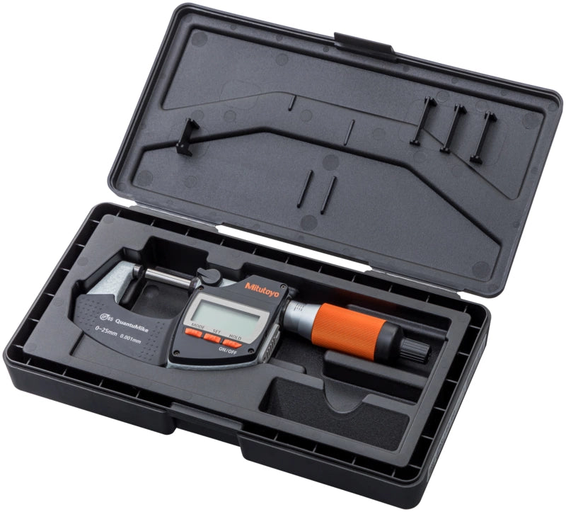 MITUTOYO 293-143-40 Digital Micrometer QuantuMike IP65 75-100mm Resolution .001mm