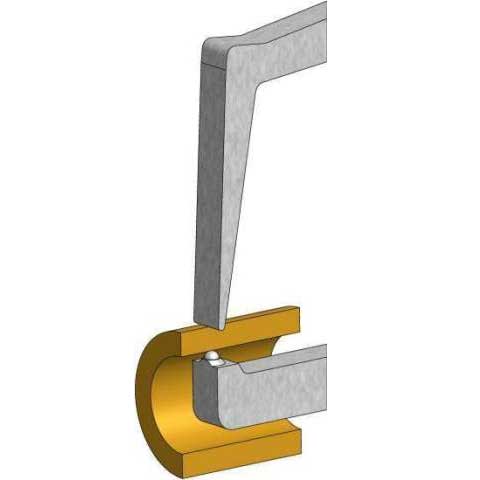 Analogue Tube Wall Caliper Gauge 0-50mm, 0.05mm D4R50S