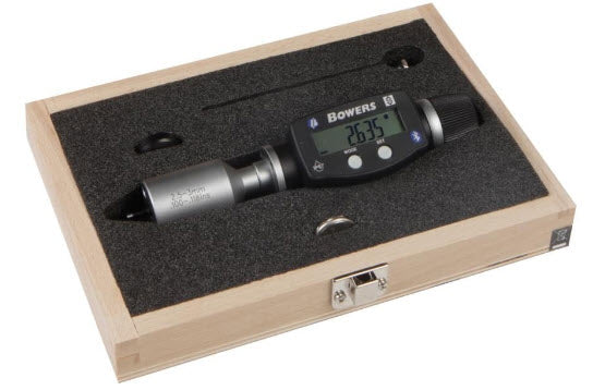 XT Digital Micrometer With Bluetooth 0.1-0.12"/2.5-3mm XTD2i-BT