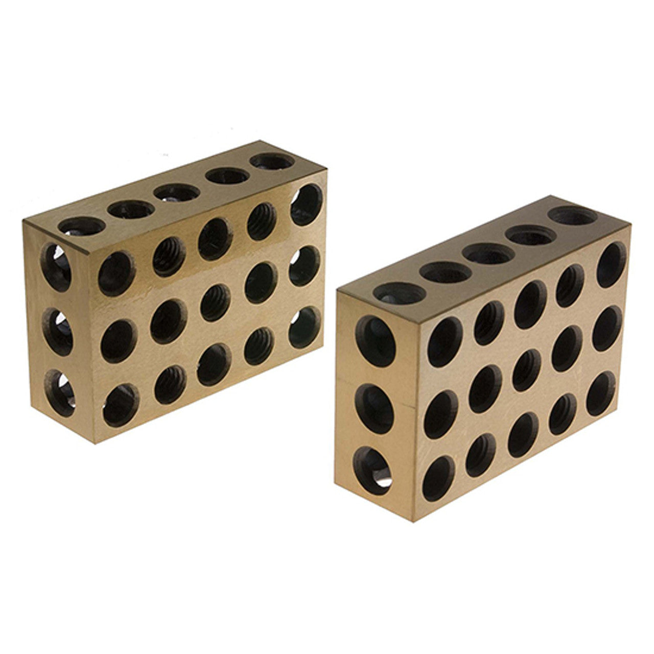 MQS 630-4029 Tin Coated 1-2-3 Blocks 23 Holes matched pair 0.0001"